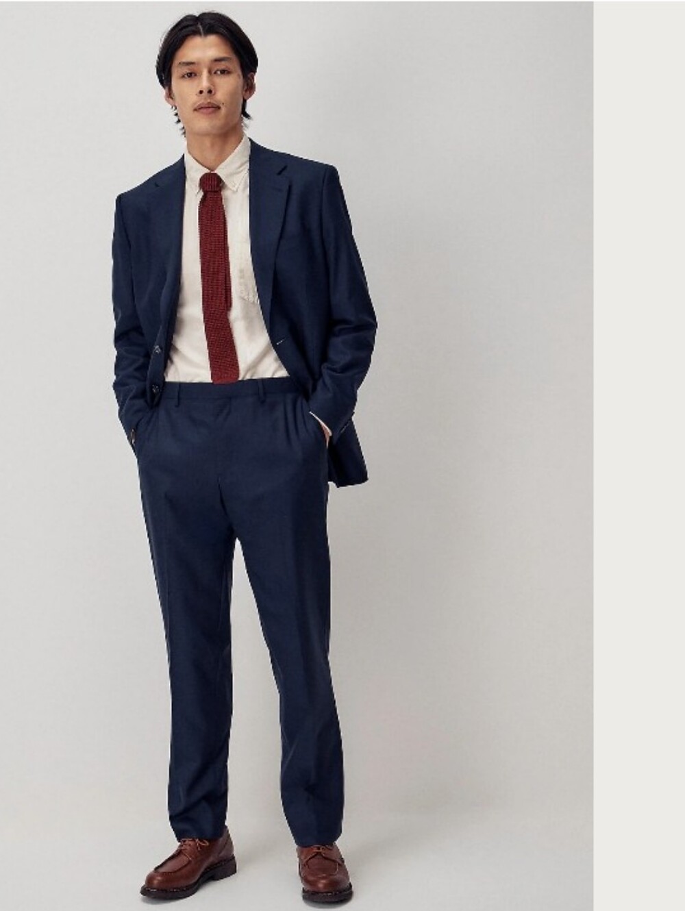 J Crew Crosby Classic-fit suit pant in Italian wool BT800 Size 33x30 NEW Navy